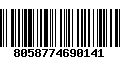 Código de Barras 8058774690141