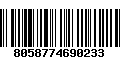 Código de Barras 8058774690233