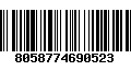 Código de Barras 8058774690523