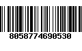Código de Barras 8058774690530