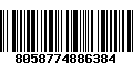 Código de Barras 8058774886384