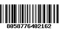 Código de Barras 8058776402162