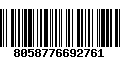 Código de Barras 8058776692761