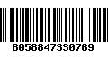 Código de Barras 8058847330769