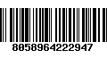 Código de Barras 8058964222947