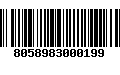 Código de Barras 8058983000199