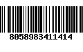 Código de Barras 8058983411414