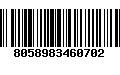 Código de Barras 8058983460702