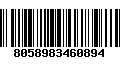 Código de Barras 8058983460894