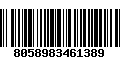 Código de Barras 8058983461389