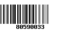 Código de Barras 80590033