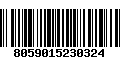 Código de Barras 8059015230324