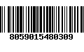 Código de Barras 8059015480309