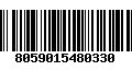 Código de Barras 8059015480330