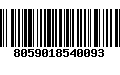 Código de Barras 8059018540093