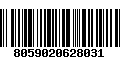 Código de Barras 8059020628031