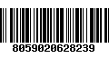 Código de Barras 8059020628239