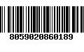 Código de Barras 8059020860189