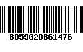 Código de Barras 8059020861476