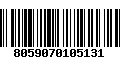 Código de Barras 8059070105131