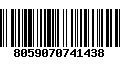 Código de Barras 8059070741438