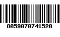 Código de Barras 8059070741520