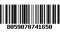 Código de Barras 8059070741650