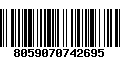 Código de Barras 8059070742695