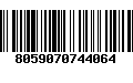 Código de Barras 8059070744064