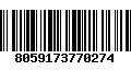 Código de Barras 8059173770274