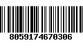 Código de Barras 8059174670306