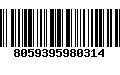 Código de Barras 8059395980314