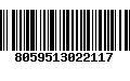 Código de Barras 8059513022117