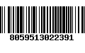 Código de Barras 8059513022391