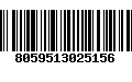 Código de Barras 8059513025156