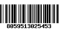 Código de Barras 8059513025453