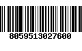 Código de Barras 8059513027600