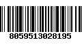 Código de Barras 8059513028195