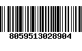 Código de Barras 8059513028904