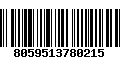 Código de Barras 8059513780215