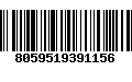 Código de Barras 8059519391156