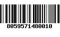 Código de Barras 8059571480010