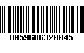 Código de Barras 8059606320045