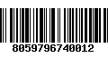 Código de Barras 8059796740012