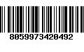Código de Barras 8059973420492