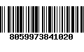 Código de Barras 8059973841020