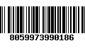 Código de Barras 8059973990186