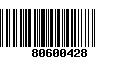 Código de Barras 80600428