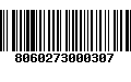 Código de Barras 8060273000307