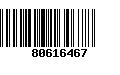 Código de Barras 80616467